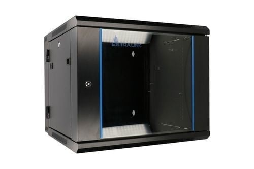 EXTRALINK Extralink 12U 600x600 AZH Nero | Armadio per montaggio su rack | a parete, tipo oscillante - COMPONENTI | TecnoCARE.net Sabaudia, Latina, Terracina, San Felice Circeo e Pontinia