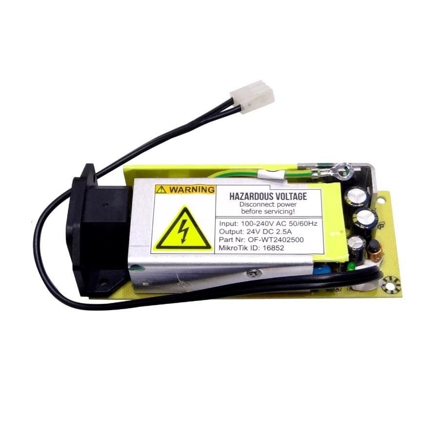 MIKROTIK Mikrotik 24V2APOW adattatore e invertitore Interno 60 W Nero, Giallo - BATTERIE E ALIMENTATORI | TecnoCARE.net Sabaudia, Latina, Terracina, San Felice Circeo e Pontinia