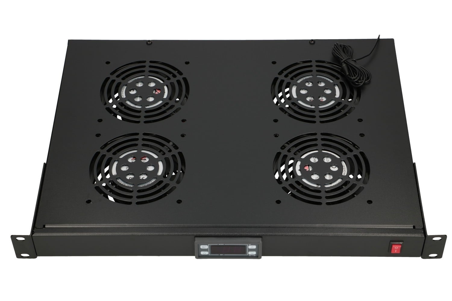 EXTRALINK Extralink 19\" RACK MOUNT FAN PANEL (4 FANS) WITH THERMOSTAT Pannello per ventola - COMPONENTI | TecnoCARE.net Sabaudia, Latina, Terracina, San Felice Circeo e Pontinia