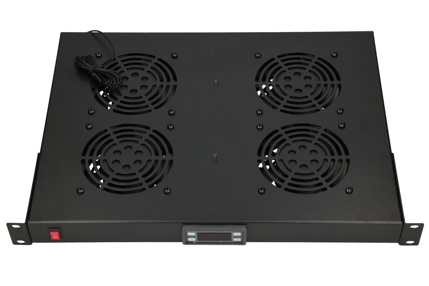 EXTRALINK Extralink 19\" RACK MOUNT FAN PANEL (4 FANS) WITH THERMOSTAT Pannello per ventola - COMPONENTI | TecnoCARE.net Sabaudia, Latina, Terracina, San Felice Circeo e Pontinia