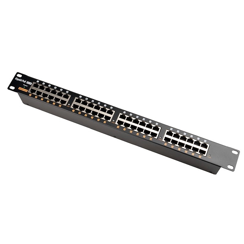 EXTRALINK Extralink 24 Porte | Gigabit PoE Injector | 24x 1000Mb/s RJ45, Scocca Rack - RETI | TecnoCARE.net Sabaudia, Latina, Terracina, San Felice Circeo e Pontinia