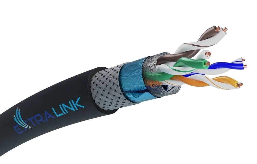 EXTRALINK Extralink CAT5E SFTP (SF/UTP) V2 Esterno | Twisted pair | 305M - CAVI PER COMPUTER E PERIFERICHE | TecnoCARE.net Sabaudia, Latina, Terracina, San Felice Circeo e Pontinia