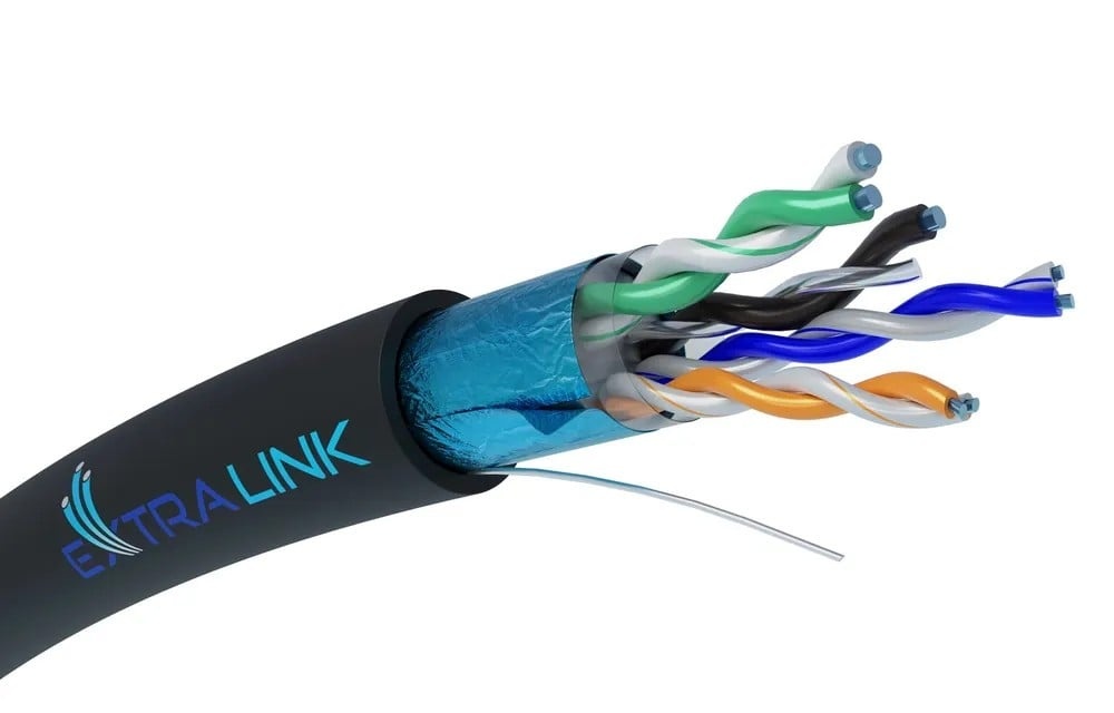 EXTRALINK Extralink EX.17092 cavo di rete Nero 305 m Cat5e F/UTP (FTP) - CAVI PER COMPUTER E PERIFERICHE | TecnoCARE.net Sabaudia, Latina, Terracina, San Felice Circeo e Pontinia