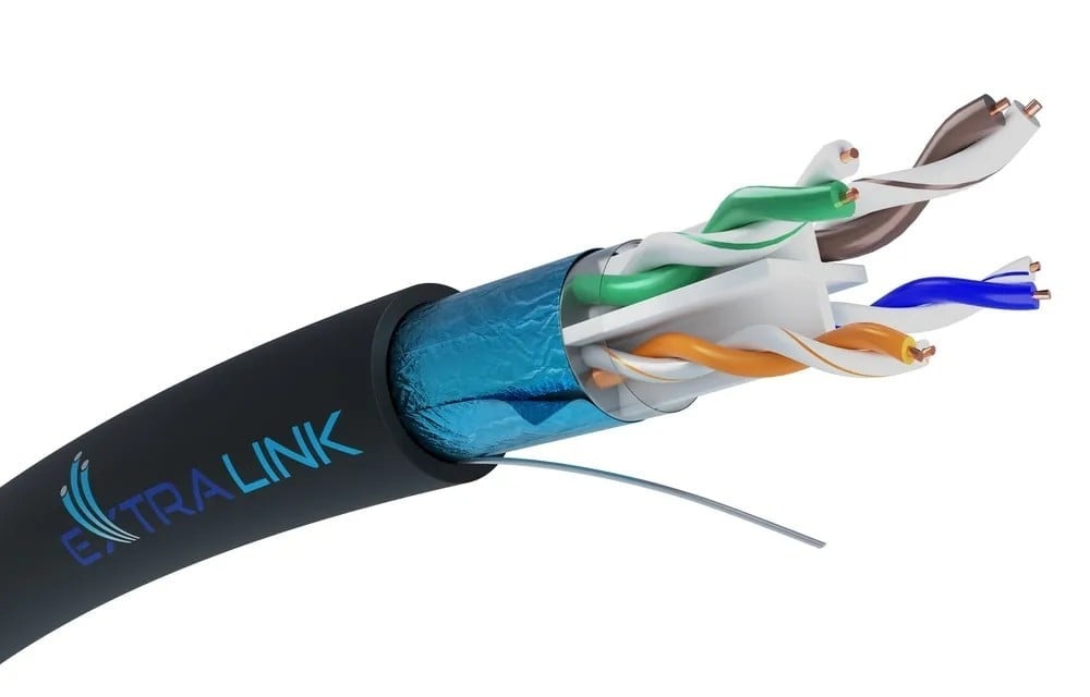 EXTRALINK Extralink EX.17108 cavo di rete Nero 305 m Cat6 F/UTP (FTP) - CAVI PER COMPUTER E PERIFERICHE | TecnoCARE.net Sabaudia, Latina, Terracina, San Felice Circeo e Pontinia
