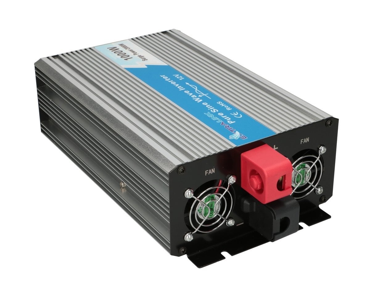EXTRALINK Extralink VOLTAGE CONVERTER 12V - 230V, 1000W, PURE SINUS OPIP-1000W adattatore e invertitore Auto Alluminio - BATTERIE E ALIMENTATORI | TecnoCARE.net Sabaudia, Latina, Terracina, San Felice Circeo e Pontinia