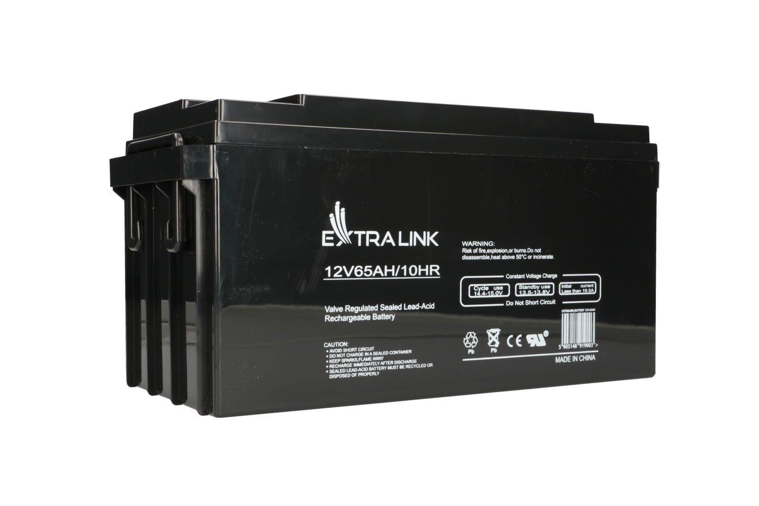 EXTRALINK Extralink AKUMULATOR BATTERY ACCUMULATOR AGM 12V 65AH Acido piombo (VRLA) - BATTERIE E ALIMENTATORI | TecnoCARE.net Sabaudia, Latina, Terracina, San Felice Circeo e Pontinia