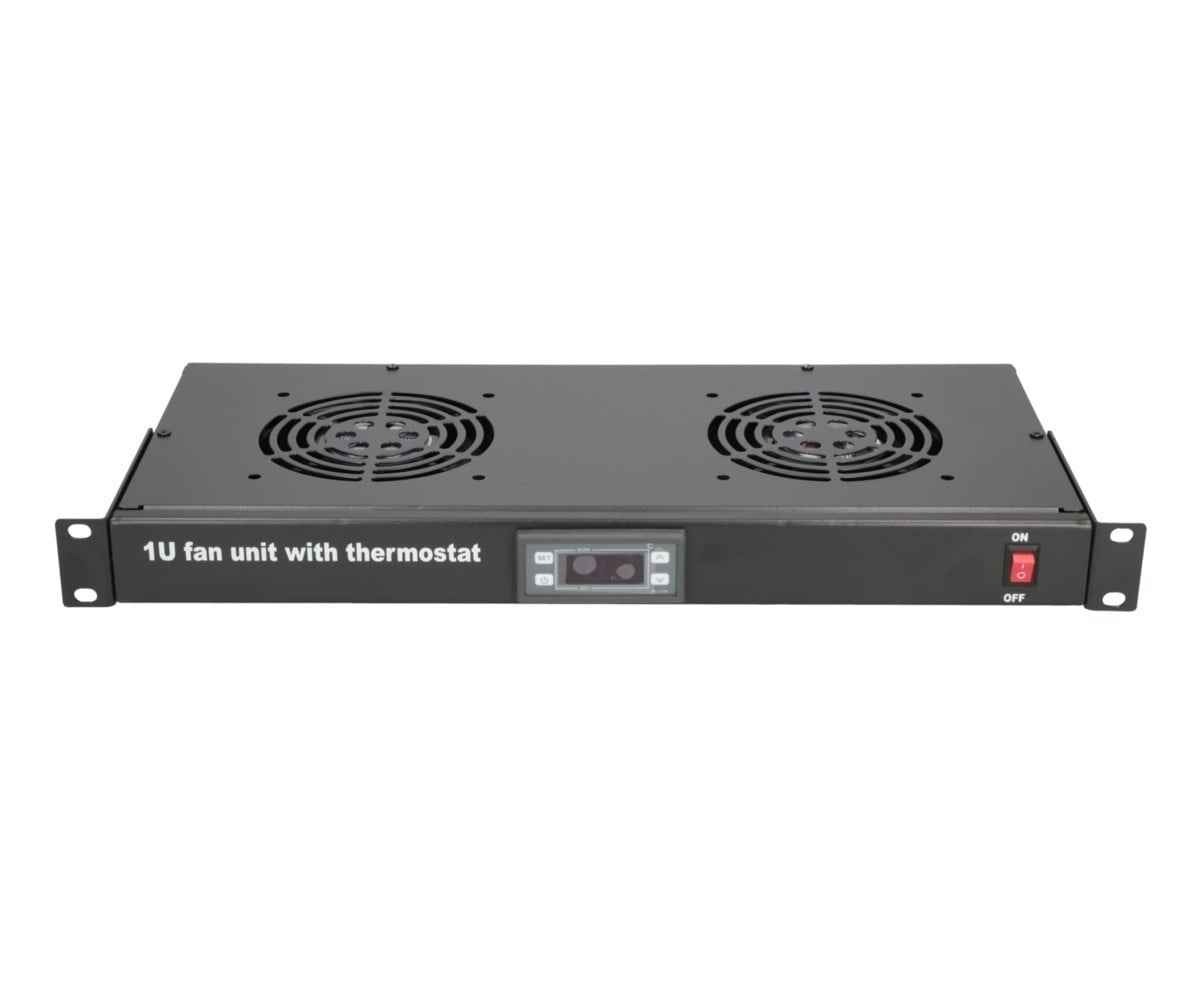 EXTRALINK Extralink 19\" RACK MOUNT FAN PANEL (2 FANS) WITH THERMOSTAT Pannello per ventola - COMPONENTI | TecnoCARE.net Sabaudia, Latina, Terracina, San Felice Circeo e Pontinia