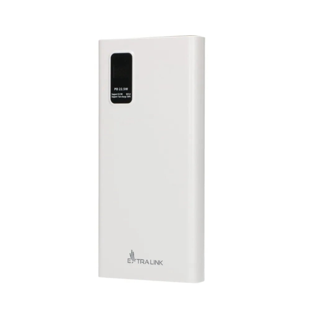 EXTRALINK Extralink EPB-067W batteria portatile Polimeri di litio (LiPo) 10000 mAh Bianco - BATTERIE E ALIMENTATORI | TecnoCARE.net Sabaudia, Latina, Terracina, San Felice Circeo e Pontinia