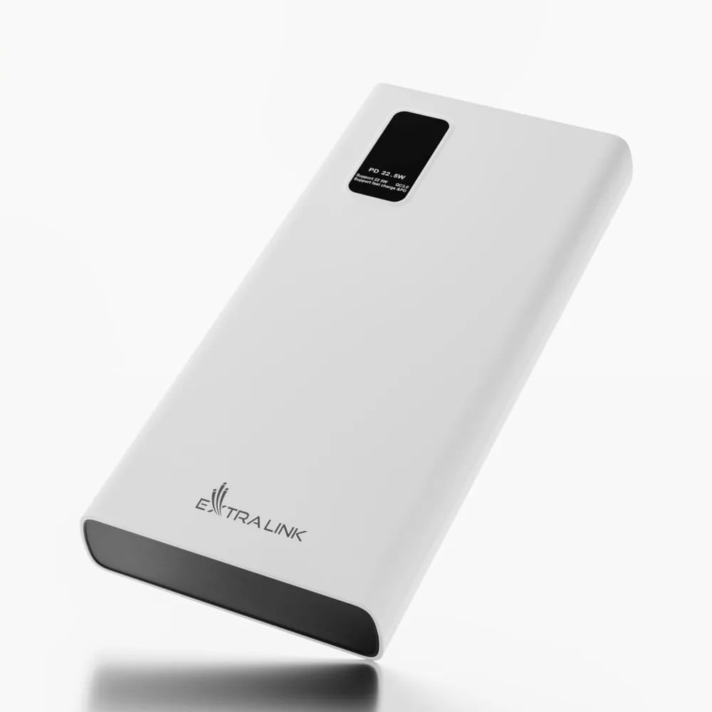 EXTRALINK Extralink EPB-067W batteria portatile Polimeri di litio (LiPo) 10000 mAh Bianco - BATTERIE E ALIMENTATORI | TecnoCARE.net Sabaudia, Latina, Terracina, San Felice Circeo e Pontinia