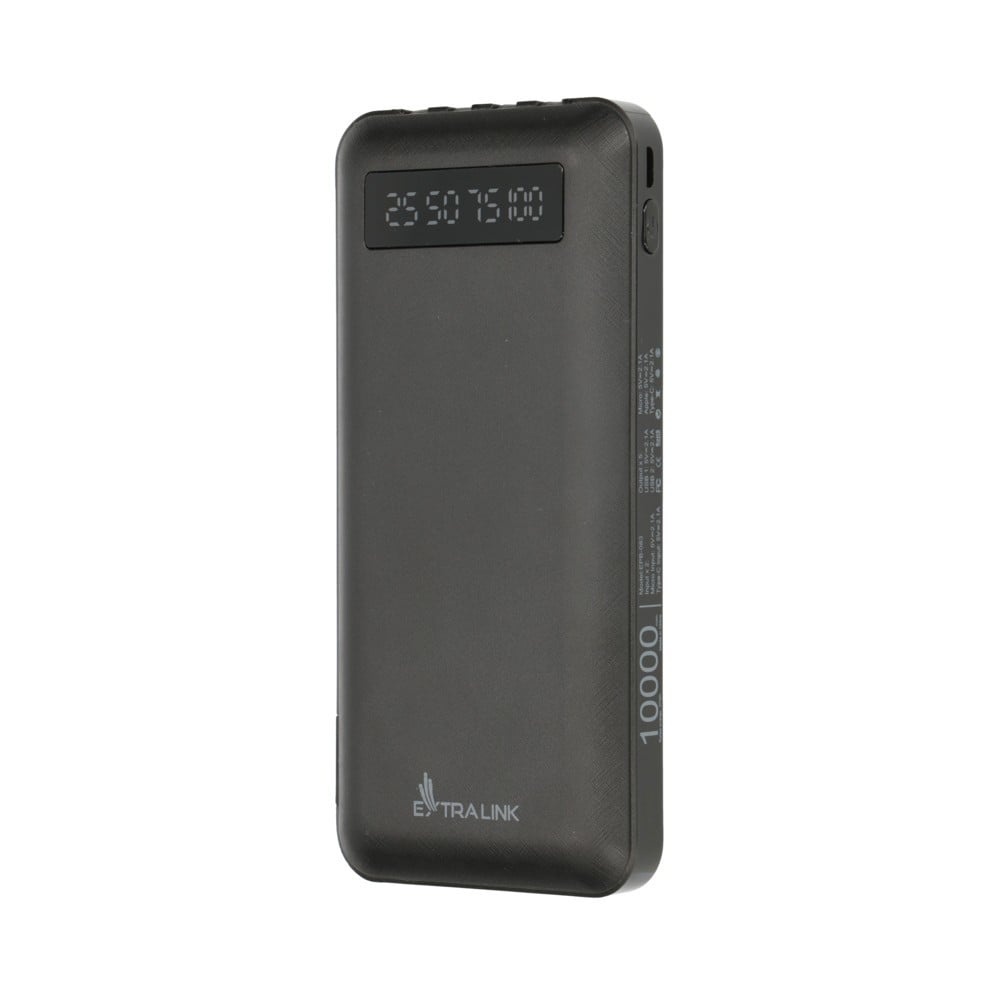 EXTRALINK Extralink EX.19607 batteria portatile Polimeri di litio (LiPo) 10000 mAh Nero - BATTERIE E ALIMENTATORI | TecnoCARE.net Sabaudia, Latina, Terracina, San Felice Circeo e Pontinia