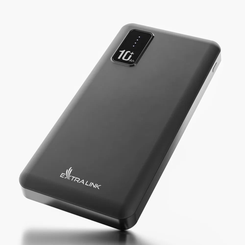 EXTRALINK Extralink EPB-098B batteria portatile Polimeri di litio (LiPo) 10000 mAh Nero - BATTERIE E ALIMENTATORI | TecnoCARE.net Sabaudia, Latina, Terracina, San Felice Circeo e Pontinia