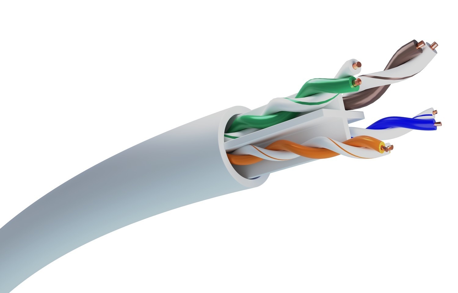 EXTRALINK Extralink CAT6 UTP (U/UTP) V2 Interno | Twisted pair | 100M - CAVI PER COMPUTER E PERIFERICHE | TecnoCARE.net Sabaudia, Latina, Terracina, San Felice Circeo e Pontinia