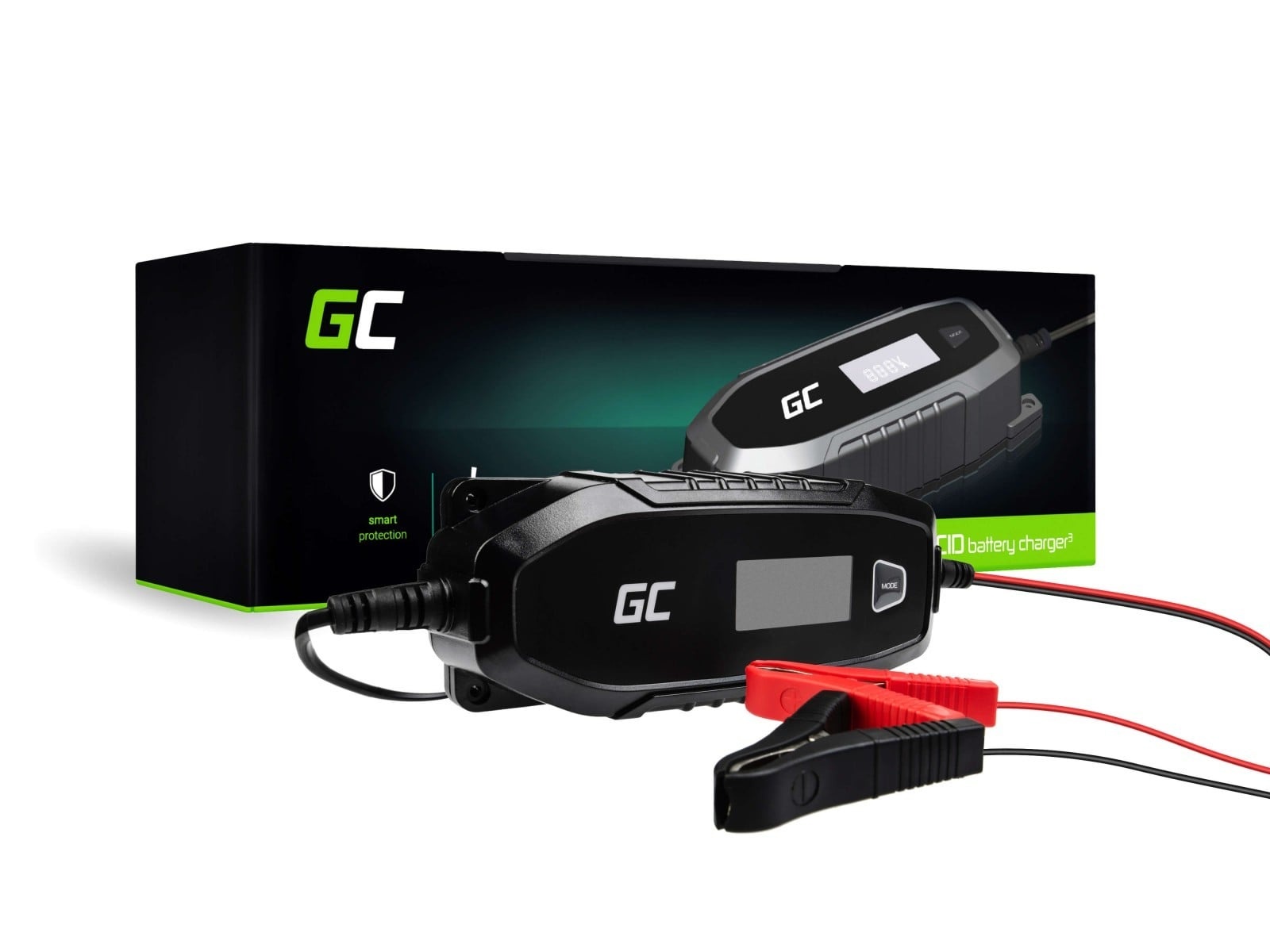 GREEN CELL Green Cell Charger for accumulators 6V 12V 4A with diagnostics function - 6/12 V - Tipo C (Europlug) - 0,048 kW - 4 A - 220-240 V - 50 Hz - BATTERIE E ALIMENTATORI | TecnoCARE.net Sabaudia, Latina, Terracina, San Felice Circeo e Pontinia