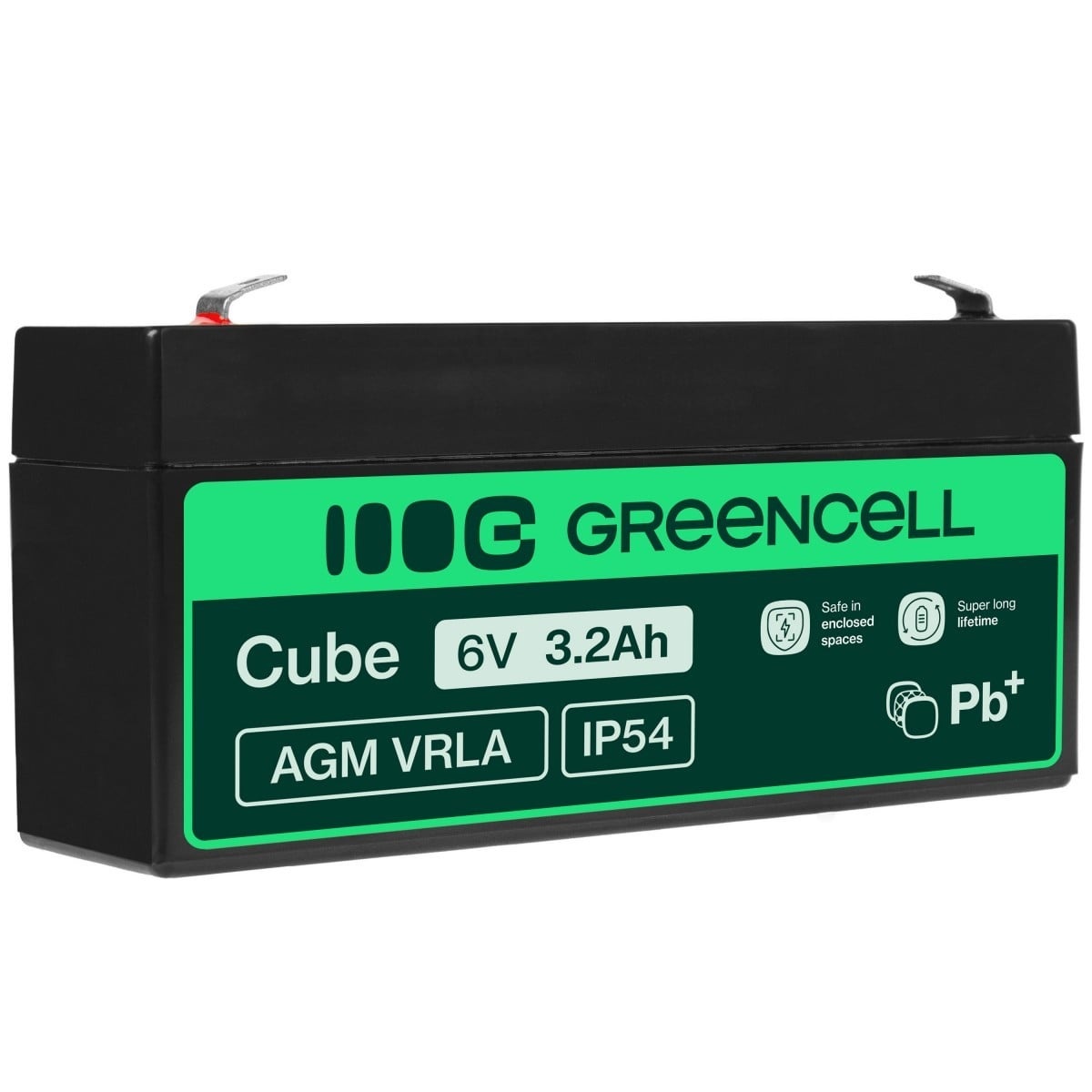 GREEN CELL Green Cell AGM14 batteria UPS Acido piombo (VRLA) 6 V 3,2 Ah - BATTERIE E ALIMENTATORI | TecnoCARE.net Sabaudia, Latina, Terracina, San Felice Circeo e Pontinia