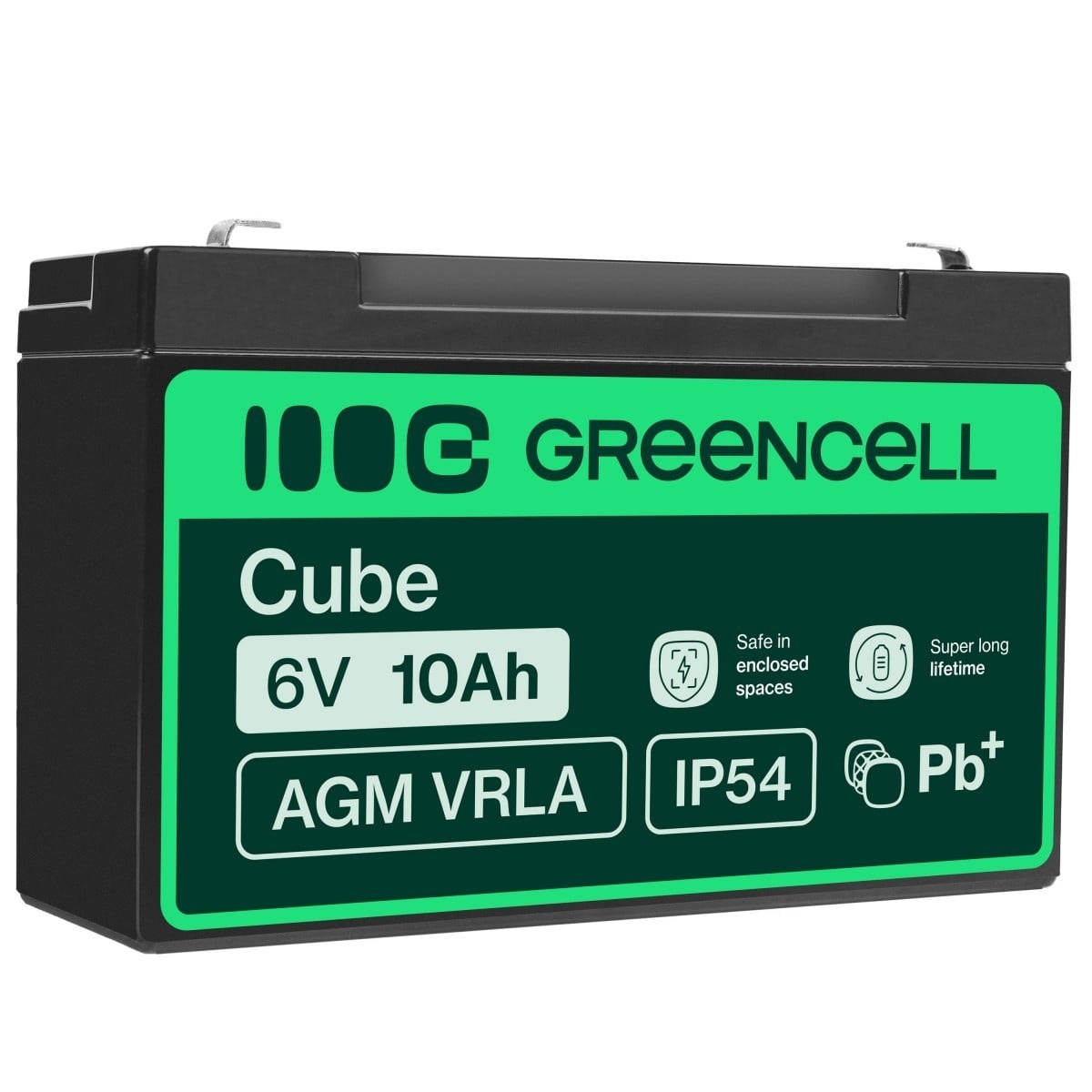 GREEN CELL Green Cell AGM16 batteria UPS Acido piombo (VRLA) 6 V 10 Ah - BATTERIE E ALIMENTATORI | TecnoCARE.net Sabaudia, Latina, Terracina, San Felice Circeo e Pontinia