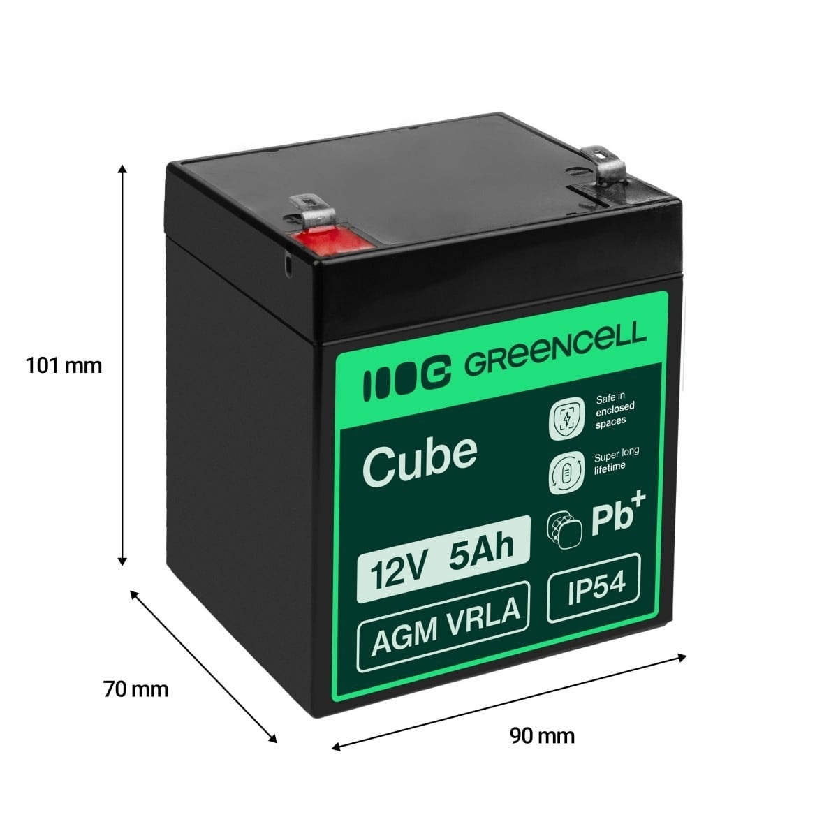 GREEN CELL Green Cell AGM27 batteria UPS Acido piombo (VRLA) 12 V 5 Ah - BATTERIE E ALIMENTATORI | TecnoCARE.net Sabaudia, Latina, Terracina, San Felice Circeo e Pontinia