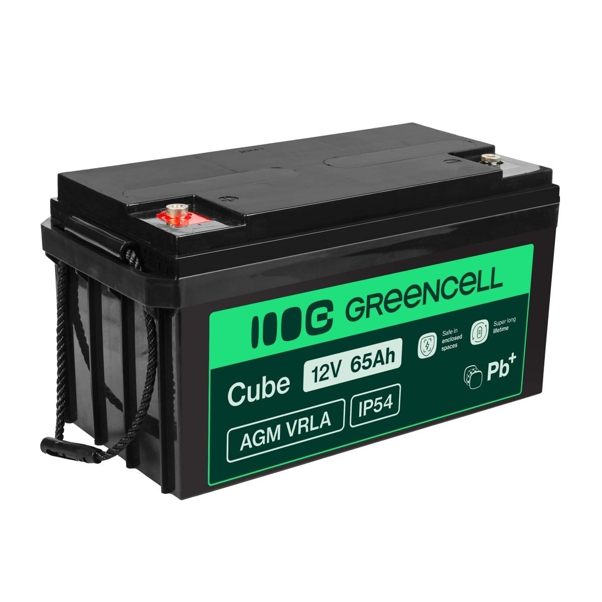 GREEN CELL Green Cell AGM Battery 12V 65Ah - Batteria - 65000 mAh - BATTERIE E ALIMENTATORI | TecnoCARE.net Sabaudia, Latina, Terracina, San Felice Circeo e Pontinia