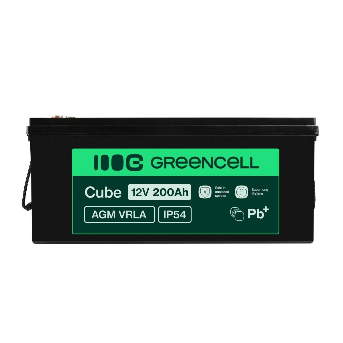 GREEN CELL AGM Battery Lead Acid 12V 200Ah Maintenance Free Green Cell for Maintenance Free Green Cell for electric motor and dinghy - BATTERIE E ALIMENTATORI | TecnoCARE.net Sabaudia, Latina, Terracina, San Felice Circeo e Pontinia
