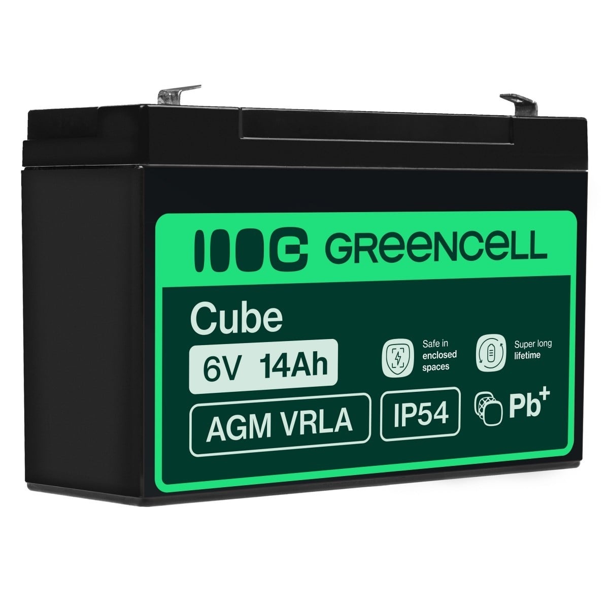 GREEN CELL Green Cell 6V 14Ah AGM Battery - Batteria - 14000 mAh - BATTERIE E ALIMENTATORI | TecnoCARE.net Sabaudia, Latina, Terracina, San Felice Circeo e Pontinia