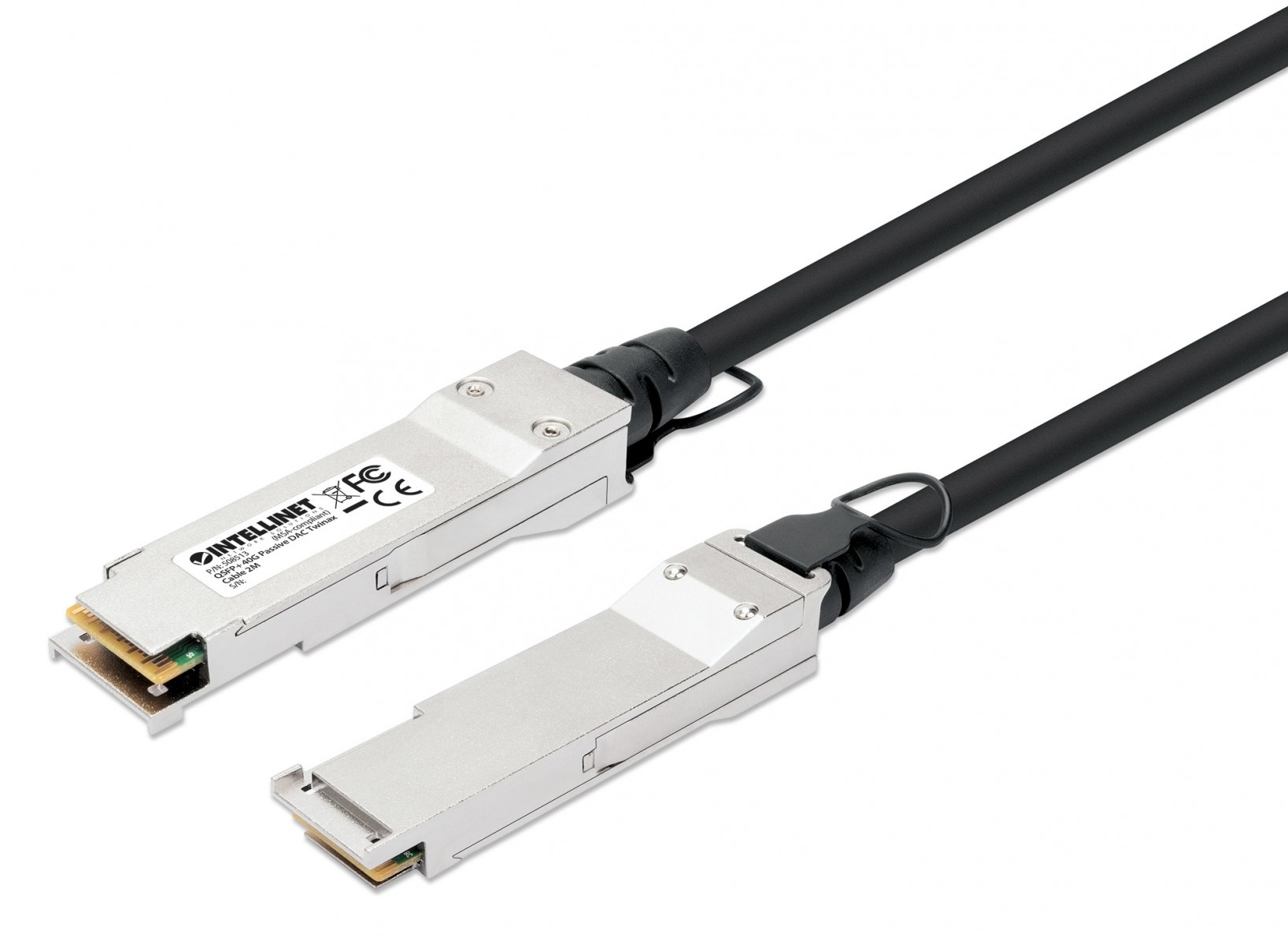 INTELLINET Intellinet 508513 cavo InfiniBand e in fibra ottica 2 m QSFP+ Nero, Argento - CAVI PER COMPUTER E PERIFERICHE | TecnoCARE.net Sabaudia, Latina, Terracina, San Felice Circeo e Pontinia