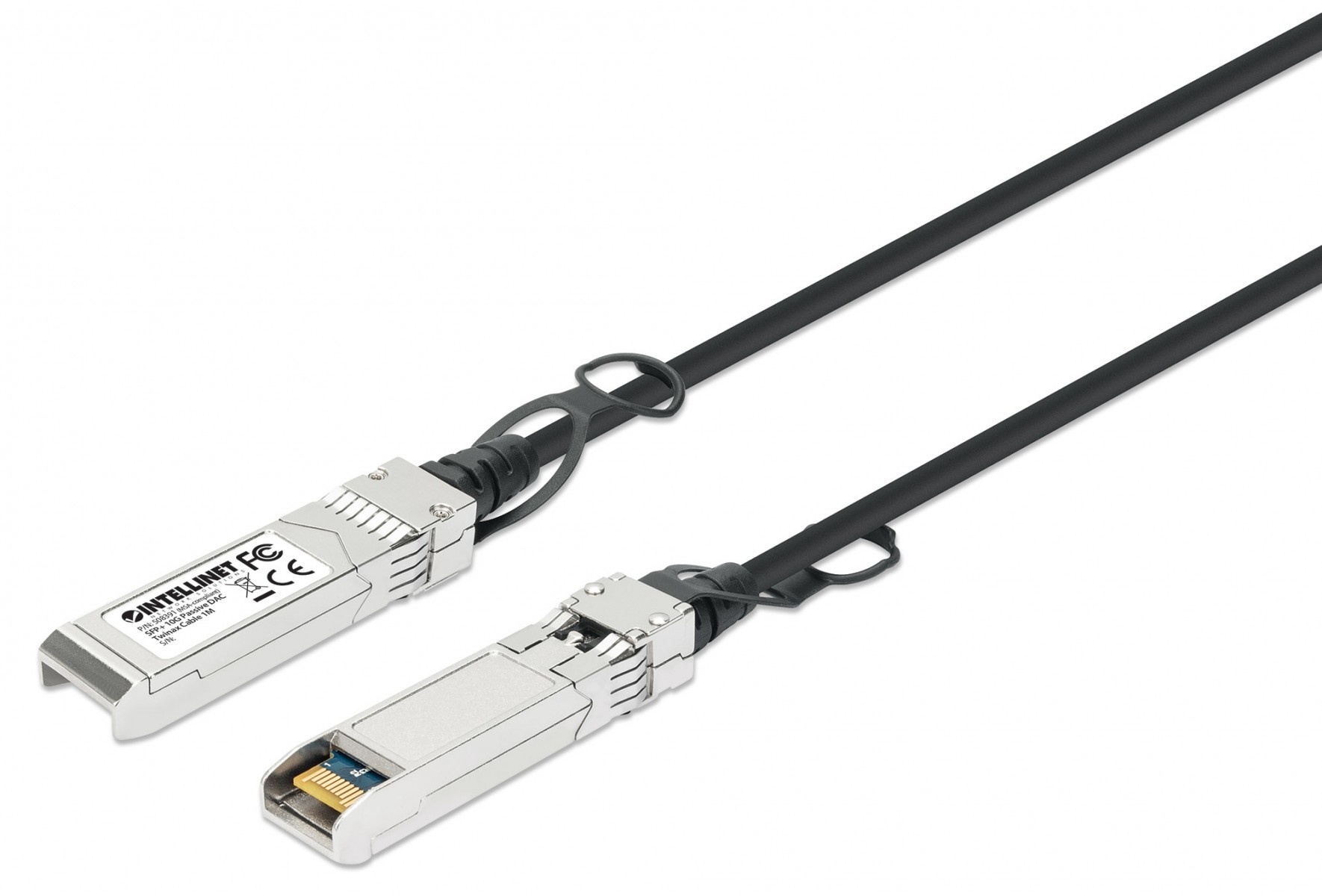 INTELLINET Intellinet 508391 cavo InfiniBand e in fibra ottica 1 m SFP+ Nero, Argento - CAVI PER COMPUTER E PERIFERICHE | TecnoCARE.net Sabaudia, Latina, Terracina, San Felice Circeo e Pontinia