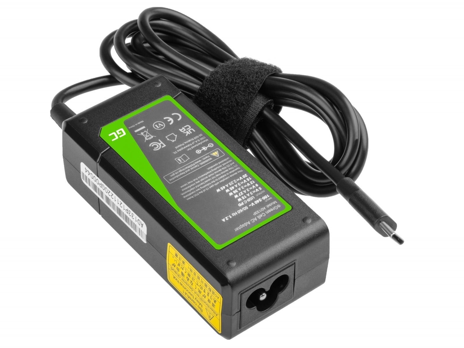 GREEN CELL Green Cell AD133P Alimentatore USB-C 45W per laptop, tablet, telefoni - BATTERIE E ALIMENTATORI | TecnoCARE.net Sabaudia, Latina, Terracina, San Felice Circeo e Pontinia