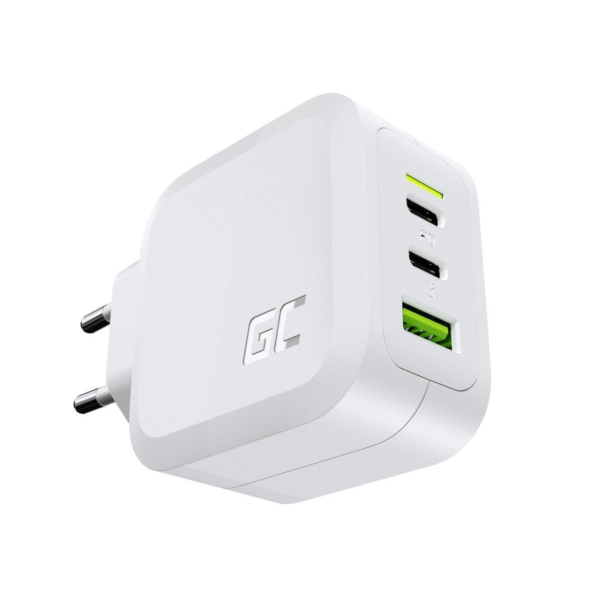GREEN CELL Green Cell 2x USB-C 1x USB-A 65W GuN biala - BATTERIE E ALIMENTATORI | TecnoCARE.net Sabaudia, Latina, Terracina, San Felice Circeo e Pontinia