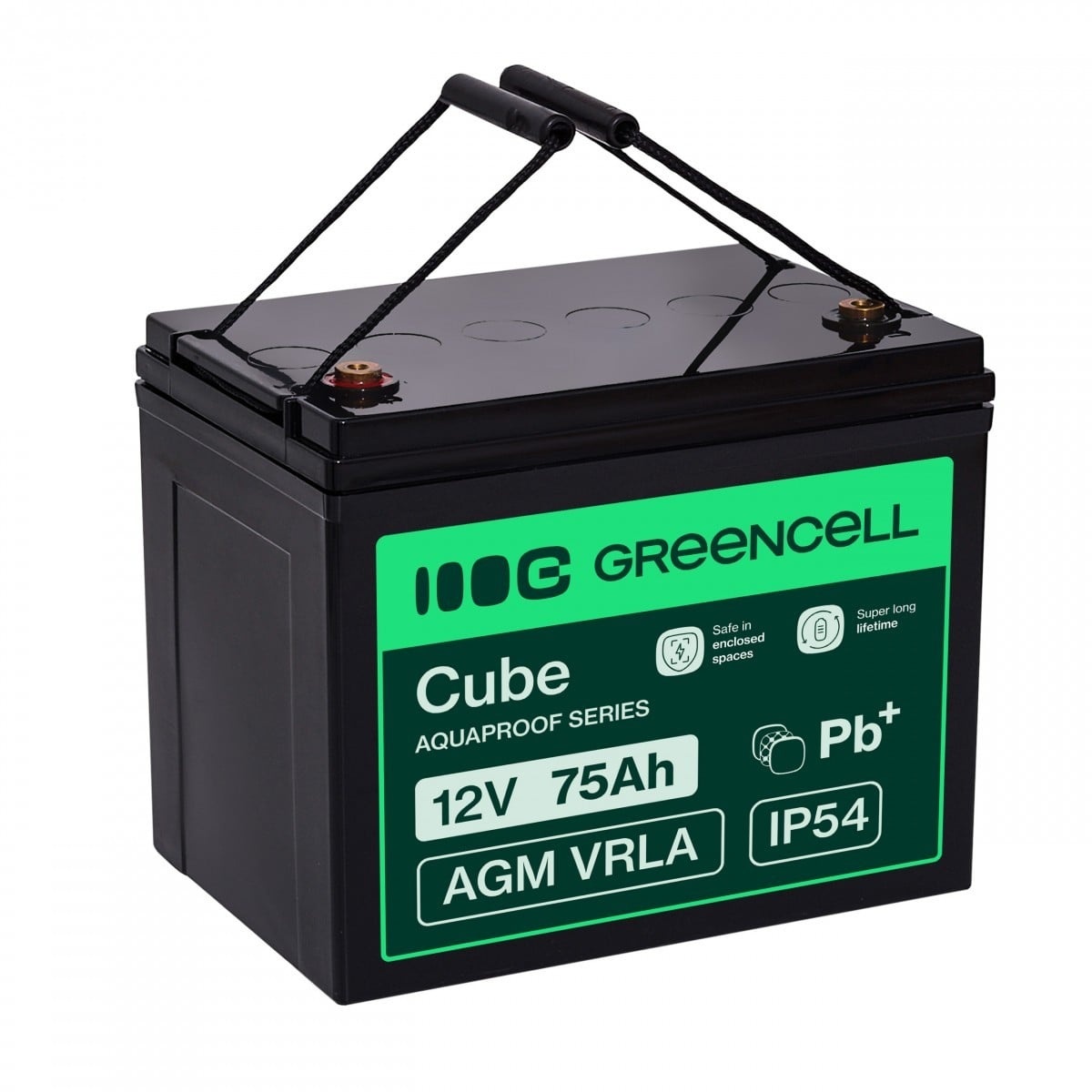 GREEN CELL Green Cell Cube AGM VRLA IP54 12V 75Ah batteria senza manutenzione per camper, fotovoltaico, pannelli solari e barche - BATTERIE E ALIMENTATORI | TecnoCARE.net Sabaudia, Latina, Terracina, San Felice Circeo e Pontinia