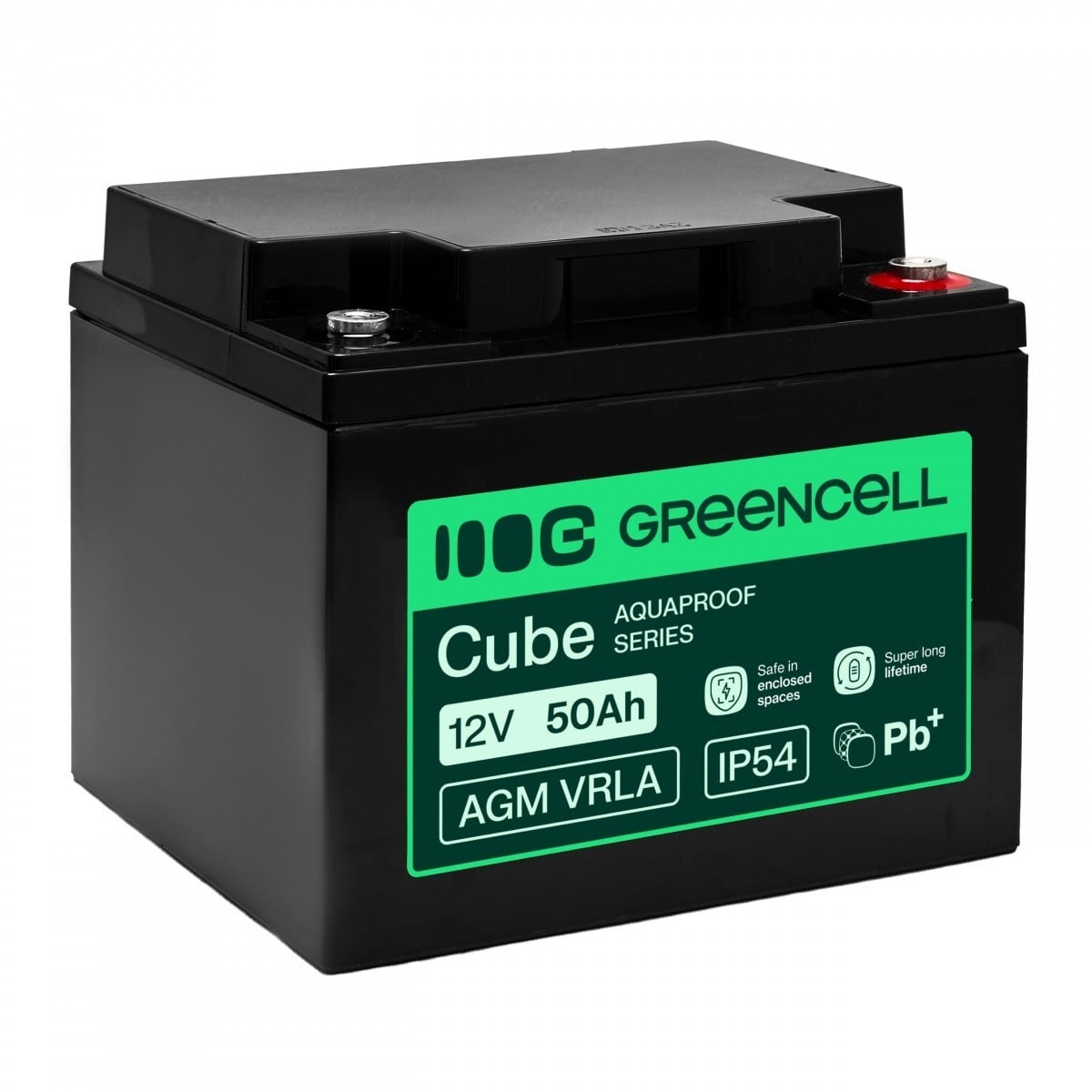 GREEN CELL Green Cell AGM VRLA 12V 50Ah batteria senza manutenzione per alimentazione UPS, dimensioni (197x166x170mm) - BATTERIE E ALIMENTATORI | TecnoCARE.net Sabaudia, Latina, Terracina, San Felice Circeo e Pontinia