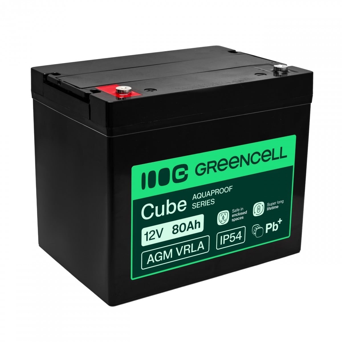GREEN CELL Green Cell AGM VRLA 12V 80Ah batteria senza manutenzione per UPS, bilance, camper (260x168x216mm) - BATTERIE E ALIMENTATORI | TecnoCARE.net Sabaudia, Latina, Terracina, San Felice Circeo e Pontinia