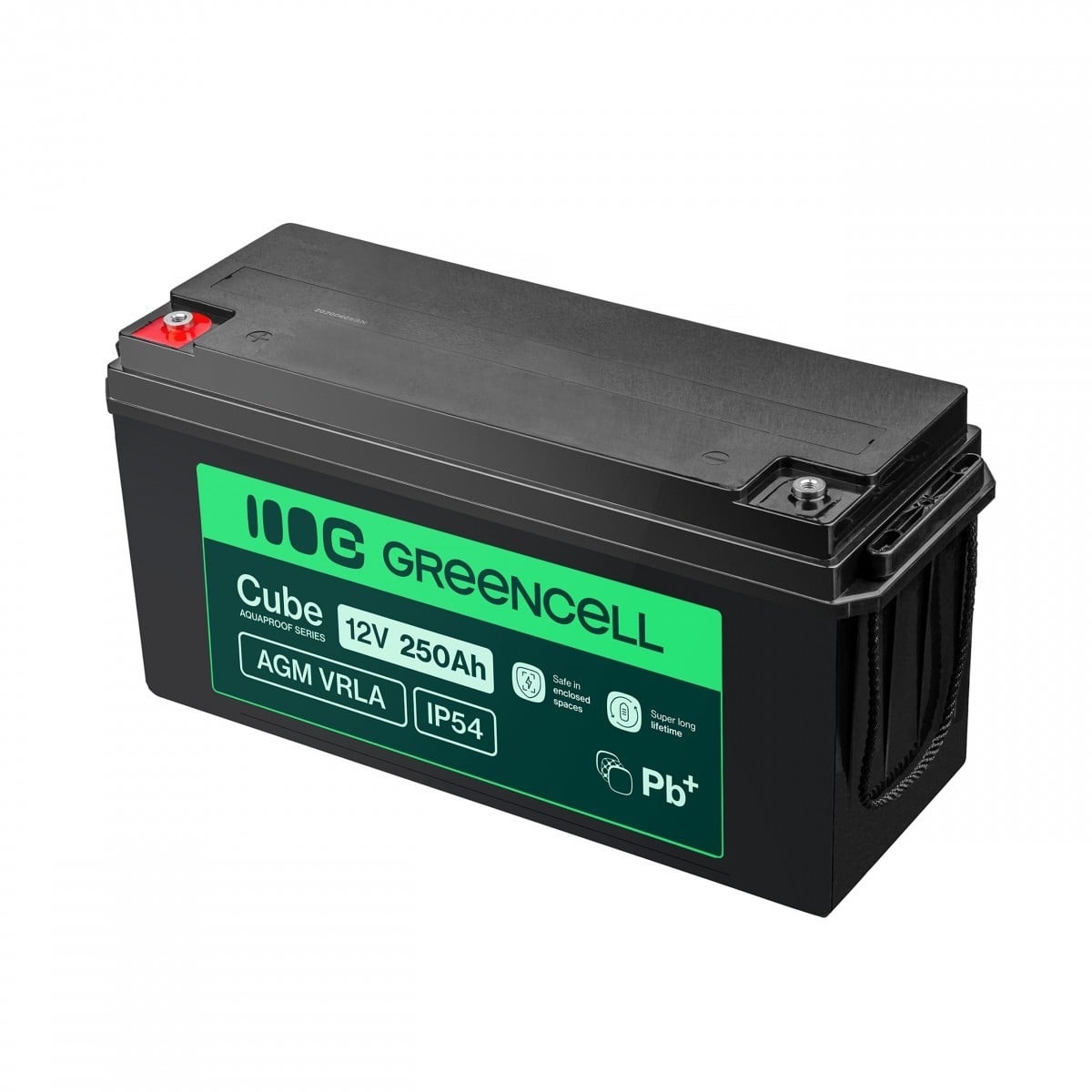 GREEN CELL Green Cell Cube AGM VRLA IP54 12V 250Ah batteria senza manutenzione per camper, fotovoltaico, pannelli solari e barche - BATTERIE E ALIMENTATORI | TecnoCARE.net Sabaudia, Latina, Terracina, San Felice Circeo e Pontinia