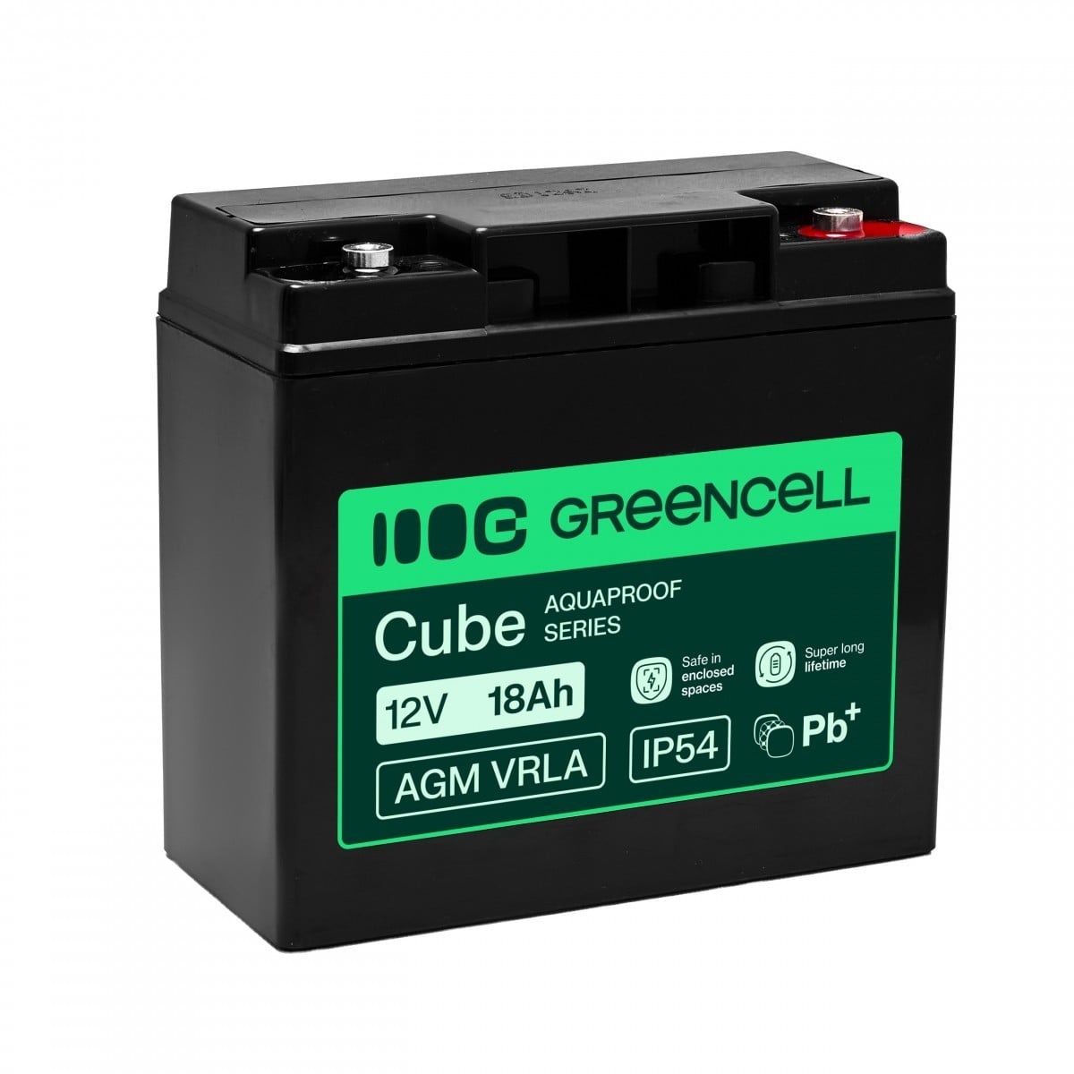 GREEN CELL Green Cell AGM VRLA 12V 18Ah batteria senza manutenzione per registratori di cassa, giocattoli, telecamere (181x77x167mm) - BATTERIE E ALIMENTATORI | TecnoCARE.net Sabaudia, Latina, Terracina, San Felice Circeo e Pontinia