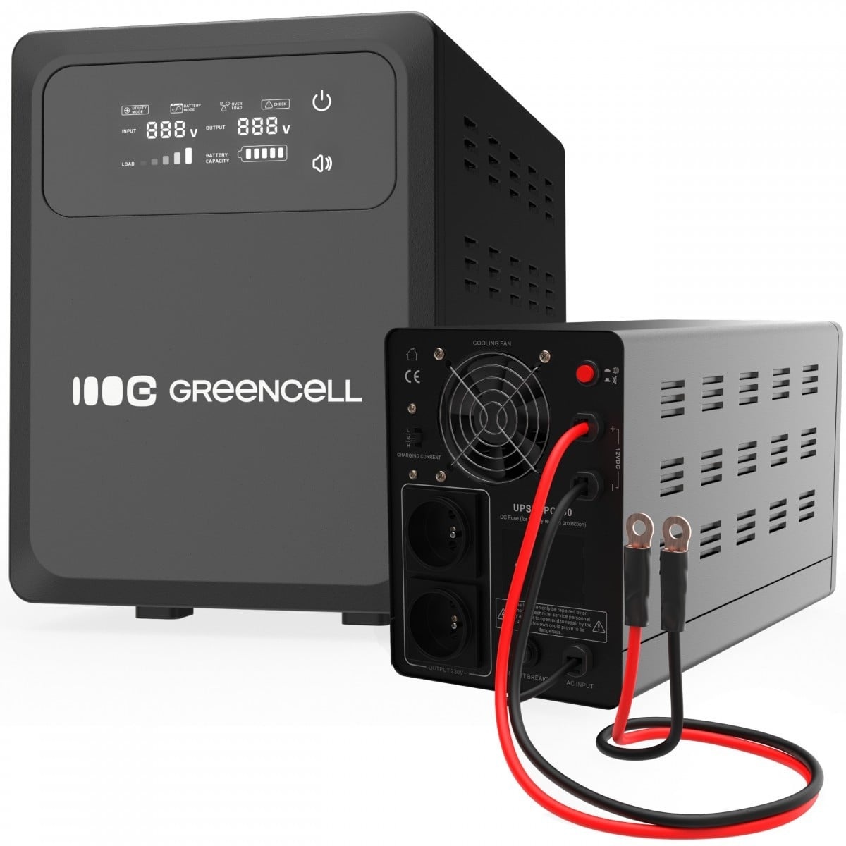 GREEN CELL Green Cell UPSLPPC500 Gruppo di Continuità AVR UPS 800VA 500W PowerCore 12 VDC con display LCD - BATTERIE E ALIMENTATORI | TecnoCARE.net Sabaudia, Latina, Terracina, San Felice Circeo e Pontinia