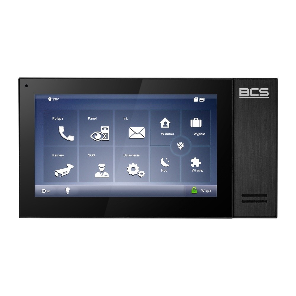 BCS BCS Monitor Video IP 7" BCS-MON7400B-S - ACCESSO E CONTROLLO | TecnoCARE.net Sabaudia, Latina, Terracina, San Felice Circeo e Pontinia