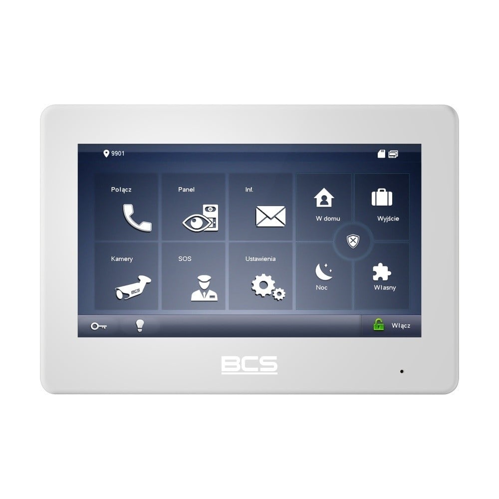 BCS BCS BCS-MON7600W-2 Monitor Video Duale con Interfono TCP/IP/SIP - ACCESSO E CONTROLLO | TecnoCARE.net Sabaudia, Latina, Terracina, San Felice Circeo e Pontinia