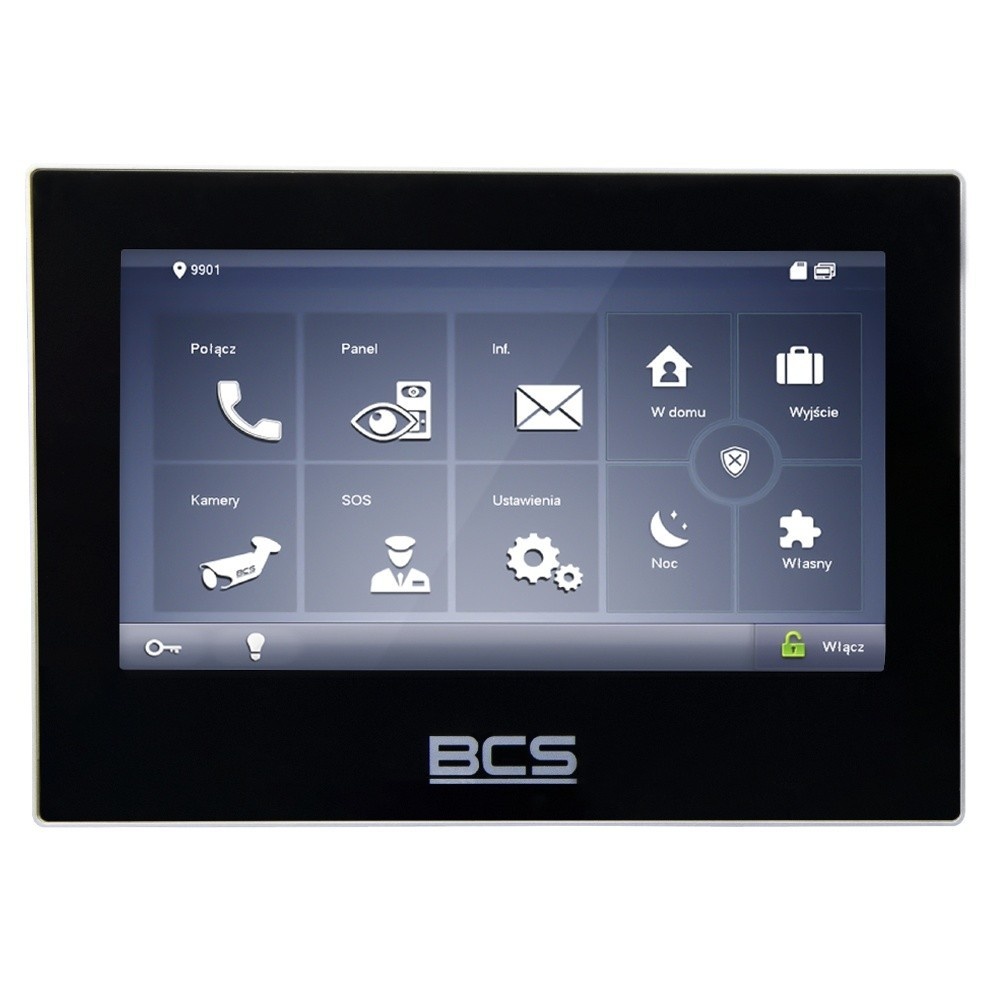 BCS BCS BCS-MON7700B-S Monitor Video IP con Funzione di Visione Remota - ACCESSO E CONTROLLO | TecnoCARE.net Sabaudia, Latina, Terracina, San Felice Circeo e Pontinia