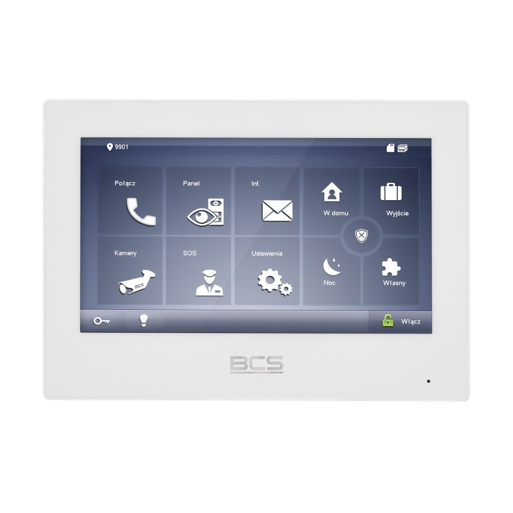 BCS BCS BCS-MON7700W-S Monitor Video IP con Funzione Intercomunicante - ACCESSO E CONTROLLO | TecnoCARE.net Sabaudia, Latina, Terracina, San Felice Circeo e Pontinia
