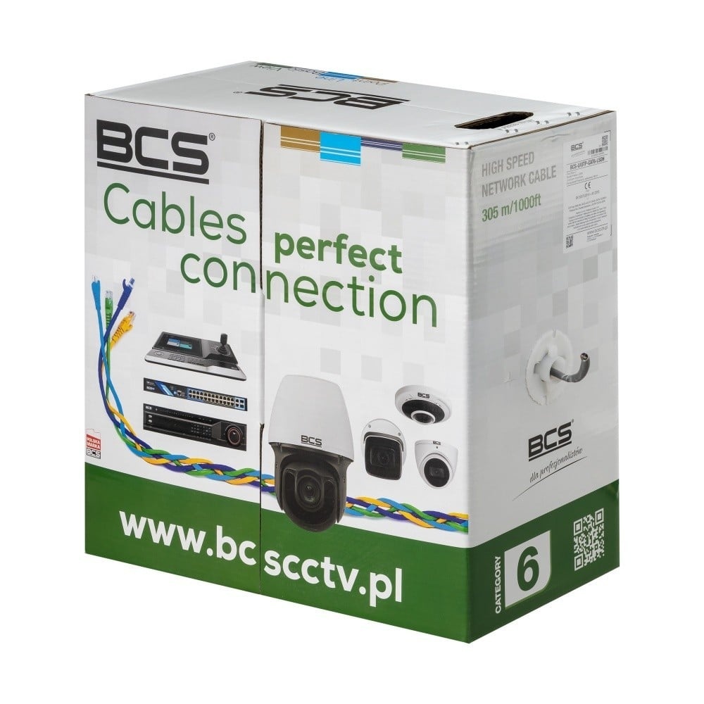 BCS BCS BCS-U/UTP-CAT6-LSOH Cavo di installazione CAT6 305m LSOH 1000BaseT 250MHz - CAVI PER COMPUTER E PERIFERICHE | TecnoCARE.net Sabaudia, Latina, Terracina, San Felice Circeo e Pontinia