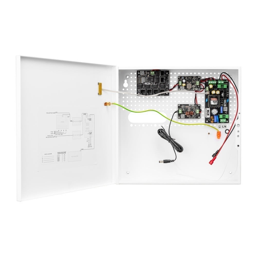 BCS BCS BCS-UPS/IP4/E-S Set di Alimentazione di Emergenza per 5 Ricevitori PoE in Involucro Interno - SICUREZZA | TecnoCARE.net Sabaudia, Latina, Terracina, San Felice Circeo e Pontinia