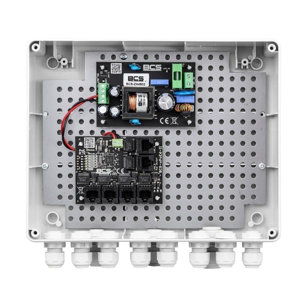 BCS BCS BCS-IP4/Z/E-S Set di alimentazione PoE esterno per telecamere IP fino a 5 ricevitori - SISTEMI DI SORVEGLIANZA | TecnoCARE.net Sabaudia, Latina, Terracina, San Felice Circeo e Pontinia