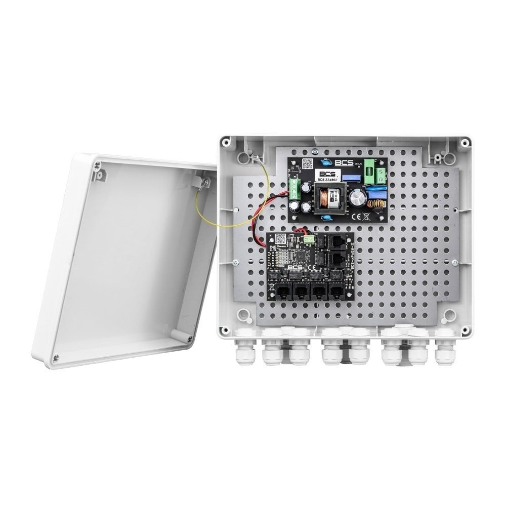 BCS BCS BCS-IP4/Z/E-S Set di alimentazione PoE esterno per telecamere IP fino a 5 ricevitori - SISTEMI DI SORVEGLIANZA | TecnoCARE.net Sabaudia, Latina, Terracina, San Felice Circeo e Pontinia