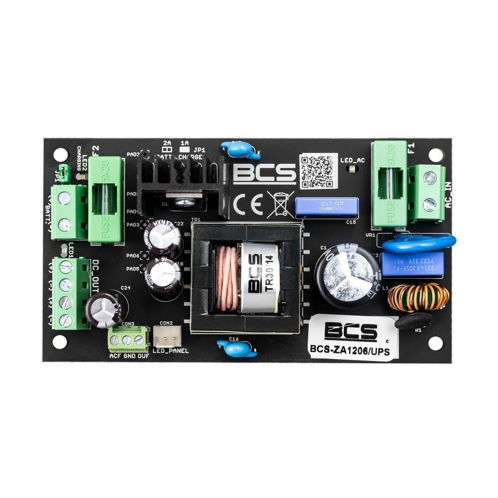 BCS BCS BCS-ZA1206/UPS Alimentatore 12V 6A per batterie al gel e AGM - QUADRI ELETTRICI E COMPONENTI | TecnoCARE.net Sabaudia, Latina, Terracina, San Felice Circeo e Pontinia