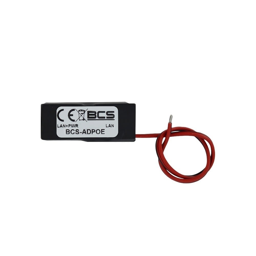 BCS BCS BCS-ADPOE Adattatore PoE 10/100Mbps con alimentatore fino a 58VDC - RETI | TecnoCARE.net Sabaudia, Latina, Terracina, San Felice Circeo e Pontinia