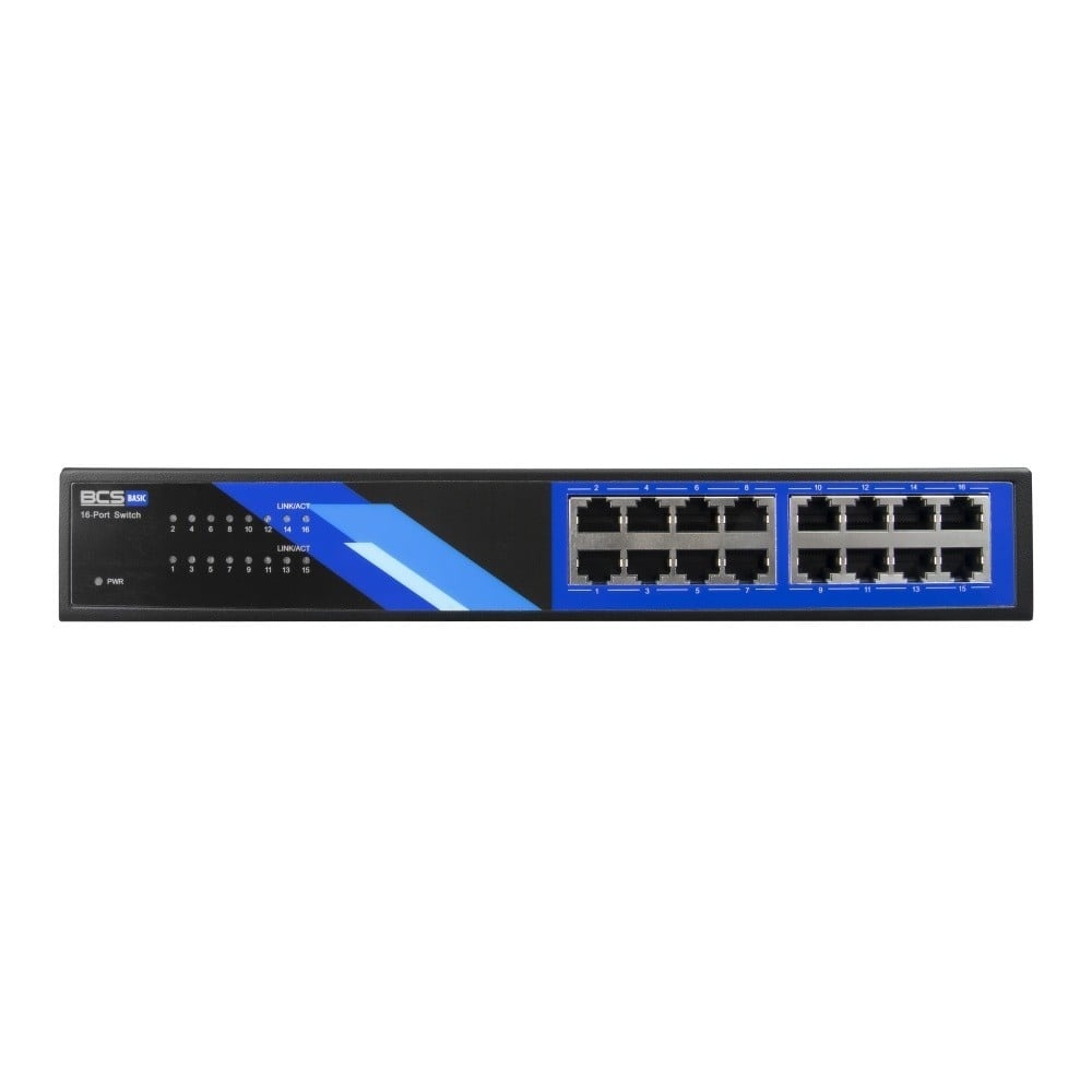 BCS Switch Gigabit 16 porte BCS BCS-B-S16G RJ45 1Gbps - RETI | TecnoCARE.net Sabaudia, Latina, Terracina, San Felice Circeo e Pontinia