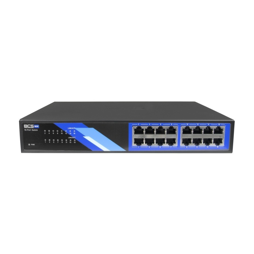 BCS Switch Gigabit 16 porte BCS BCS-B-S16G RJ45 1Gbps - RETI | TecnoCARE.net Sabaudia, Latina, Terracina, San Felice Circeo e Pontinia