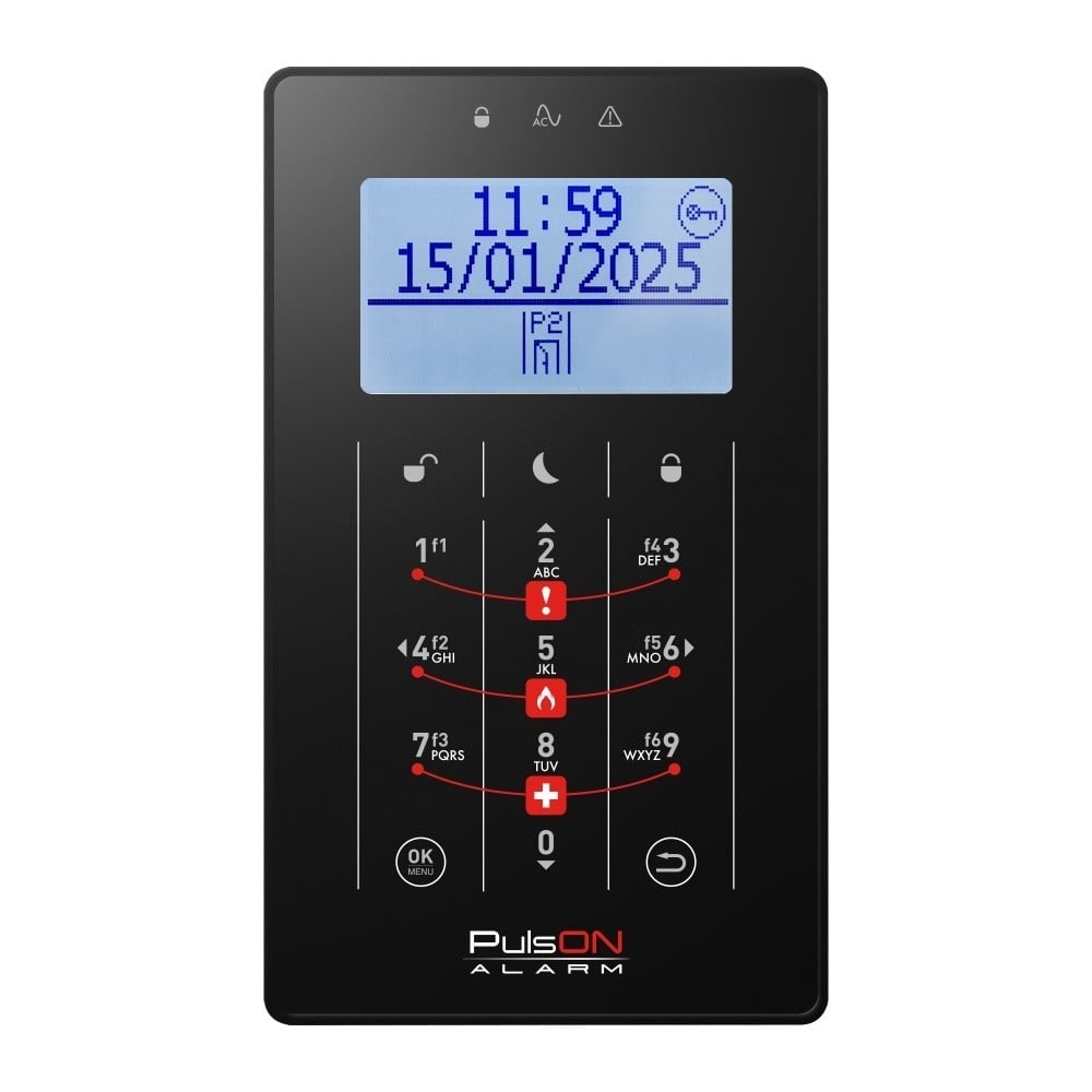 BCS BCS PULSON LCD/S BL Tastiera LCD/S nera con funzione touch - ACCESSO E CONTROLLO | TecnoCARE.net Sabaudia, Latina, Terracina, San Felice Circeo e Pontinia