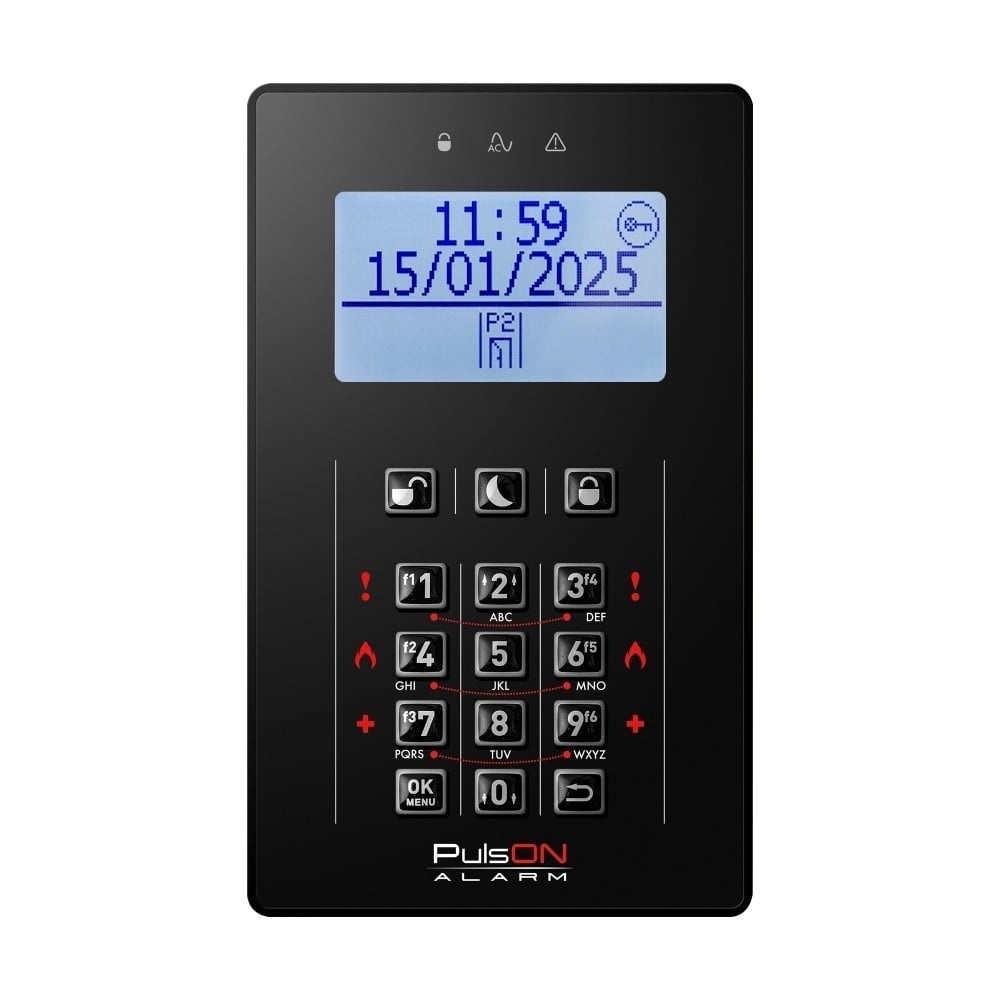 BCS BCS PULSON LCD/C BL Tastiera LCD nera con tasti in gomma - ACCESSO E CONTROLLO | TecnoCARE.net Sabaudia, Latina, Terracina, San Felice Circeo e Pontinia