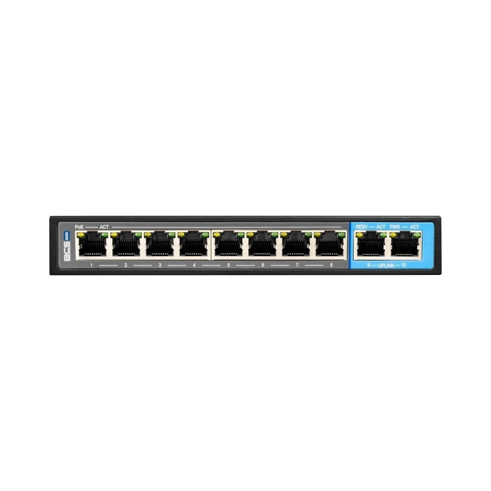 BCS BCS BCS-B-SP0802G Switch PoE a 8 porte con tecnologia exPoE 100Mbps - RETI | TecnoCARE.net Sabaudia, Latina, Terracina, San Felice Circeo e Pontinia