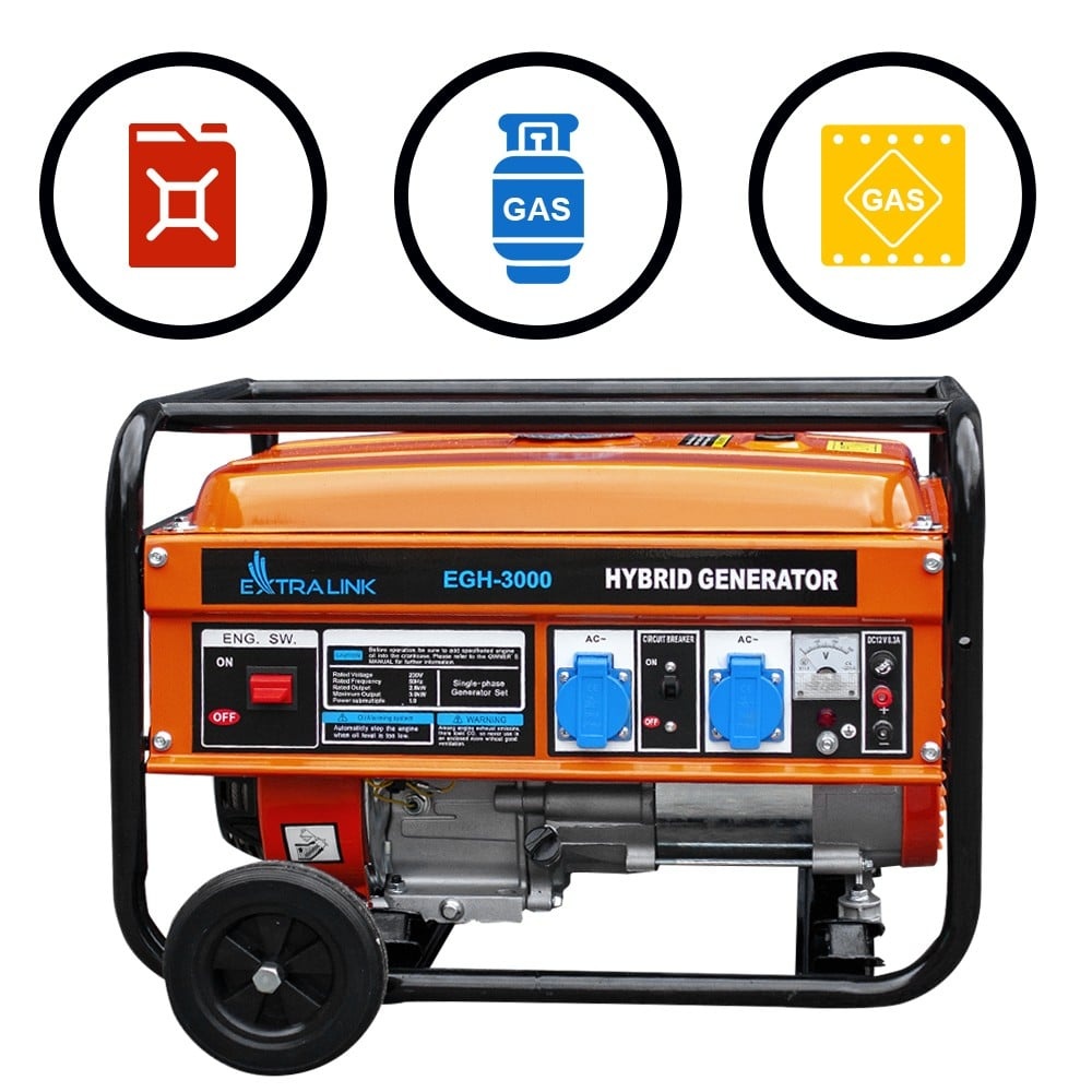 EXTRALINK Extralink EX.30363 gruppo elettrogeno 2800 W 15 L Benzina Nero, Arancione - GENERATORI | TecnoCARE.net Sabaudia, Latina, Terracina, San Felice Circeo e Pontinia