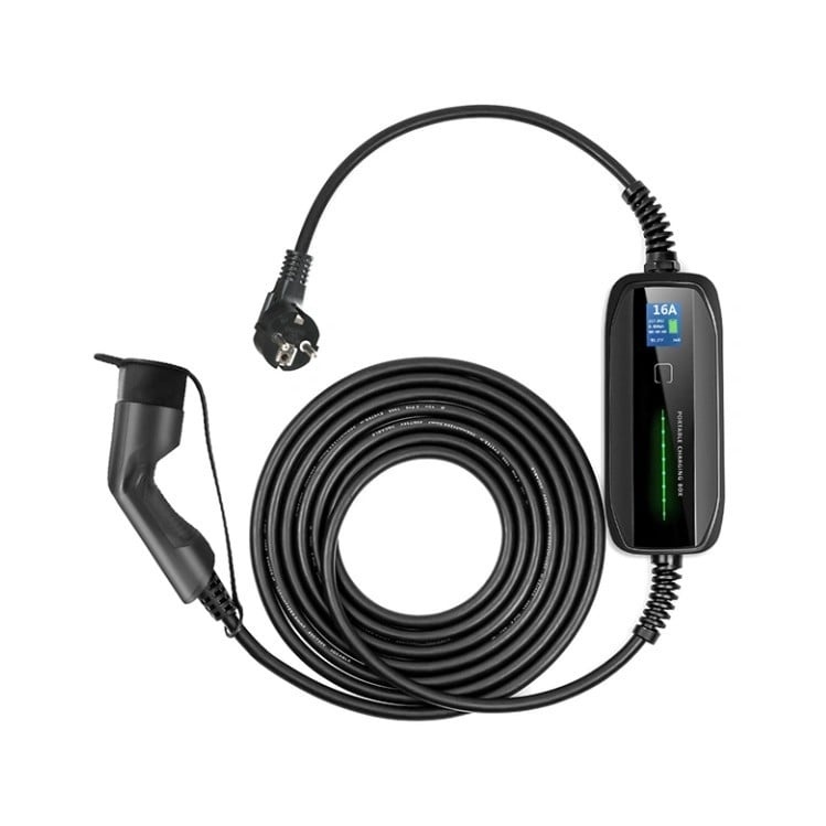 EXTRALINK Extralink BS-PCD030 16A 3.6kW Schuko | Przenona adowarka do samochodu elektrycznego | 1 faza, 5,5m, wywietlacz LCD 250 V Nero - BATTERIE E ALIMENTATORI | TecnoCARE.net Sabaudia, Latina, Terracina, San Felice Circeo e Pontinia